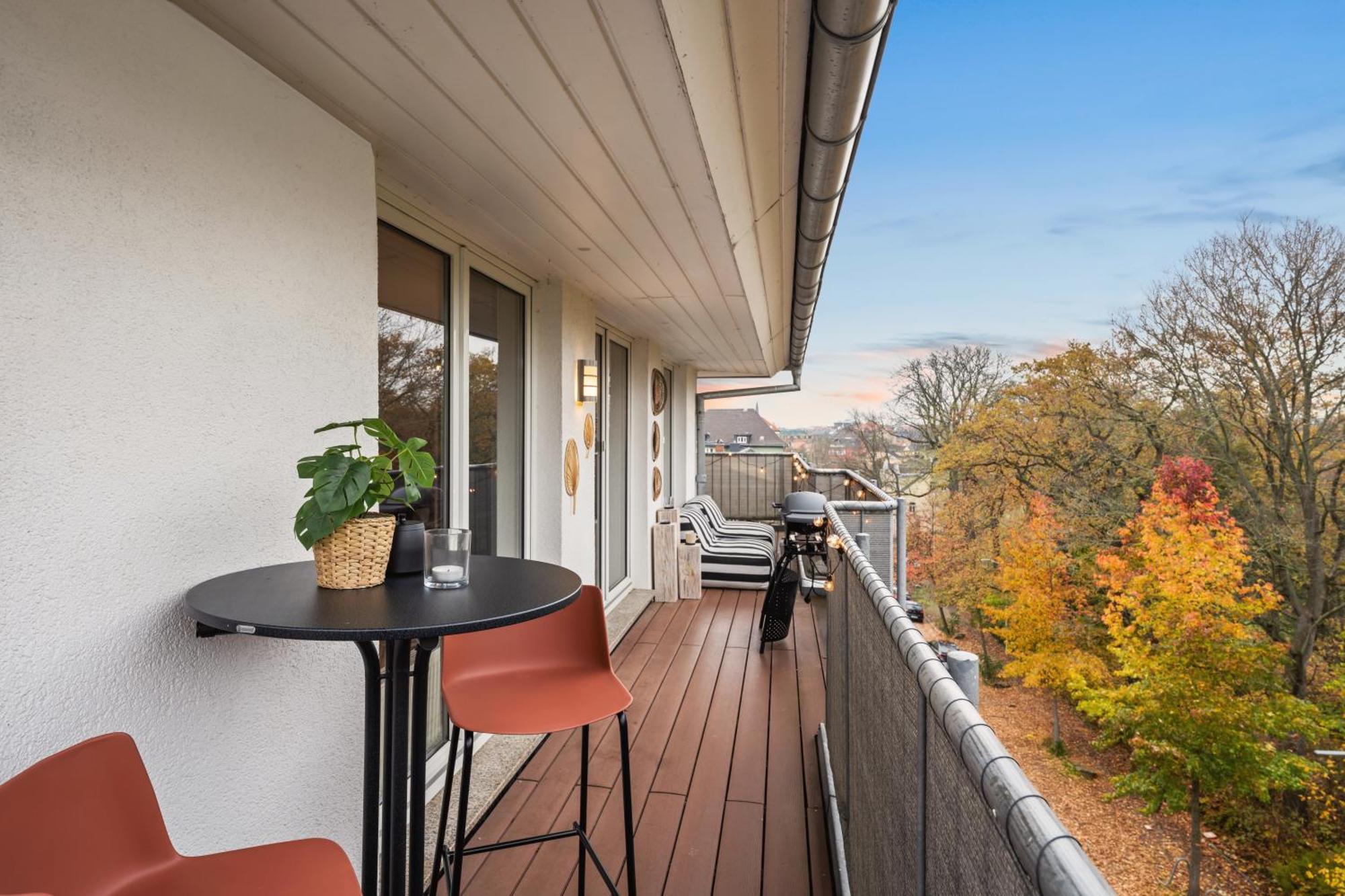 Edler Wohnraum Schwanenteich-Penthouse Mit Garage, Grill, Kaffeevollautomat, Klima, Lift & Terrasse Zwickau Exterior foto